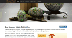 Desktop Screenshot of muzeuloului-vama.com